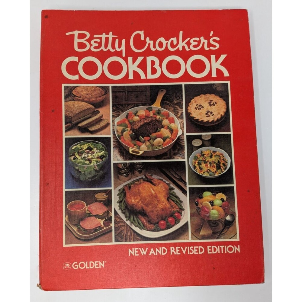 Betty Crocker's Cookbook 1978 New Revised Edition Vintage Spiral Bound Golden